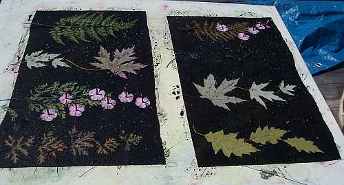 Batiks with Leaves