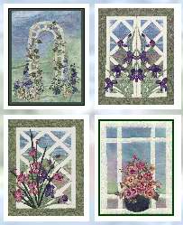 Art Quilt Note Cards Set 1, Sue Andrus